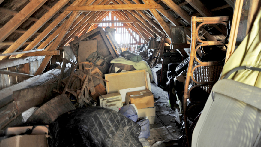 Cleanout Your Attic Dumpster